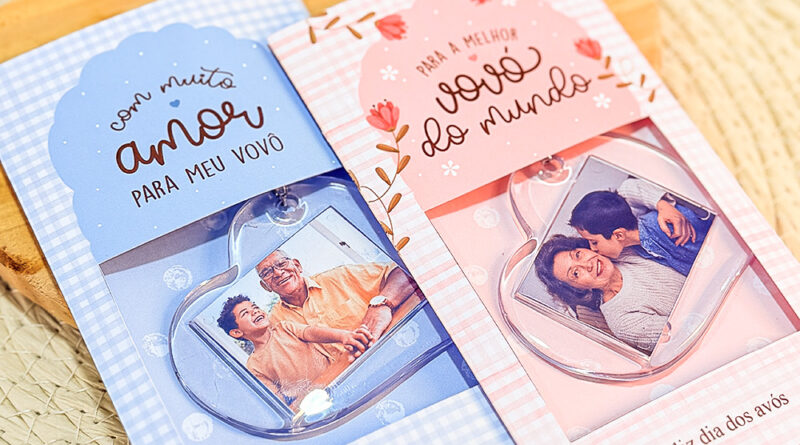 Arquivo Digital Porta Chaveiro Dia dos Avós