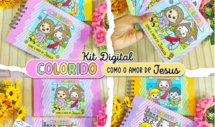 Arquivo Digital Colorido Como O Amor de Jesus
