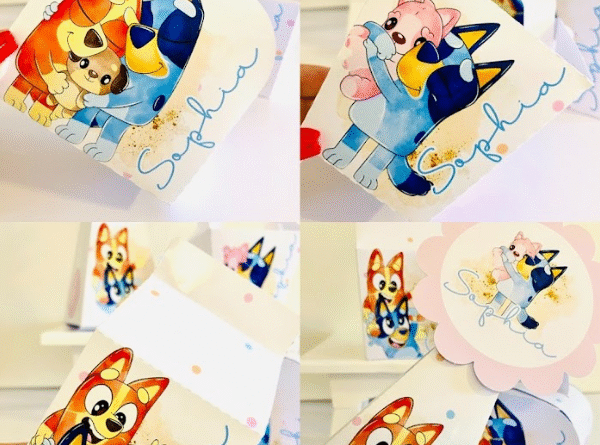 Kit Digital Festa Bluey Dogs