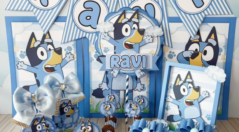 Kit Digital Festa Bluey Dogs
